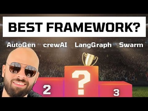Comparing AI Agent Frameworks: OpenAI Swarm, LangGraph, AutoGen, & CrewAI