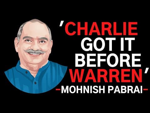 Mohnish Pabrai Shares Insights from His Time with Charlie Munger