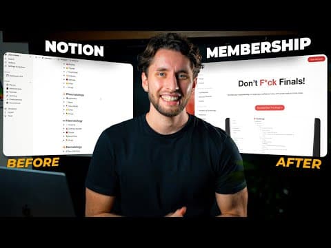Building a Membership Business Using Notion
