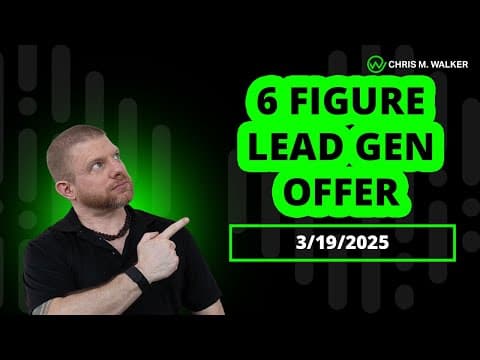 Creating a Customer Avatar and Defining Your Offer