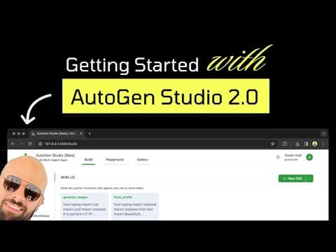Getting Started with AutoGen Studio 2.0: A Quick Overview