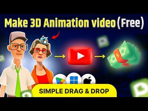 Create Animation Videos in 5 Minutes for Free - No Skills Required!