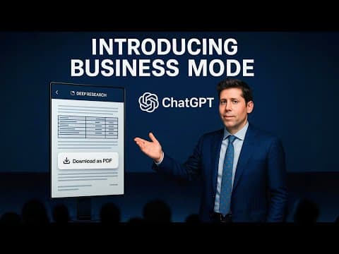 OpenAI's Revolutionary PDF Export Feature for Businesses