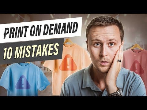 Top 10 Mistakes Print On Demand Beginners Should Avoid