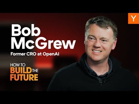 Bob McGrew on AI Agents and the Road to AGI