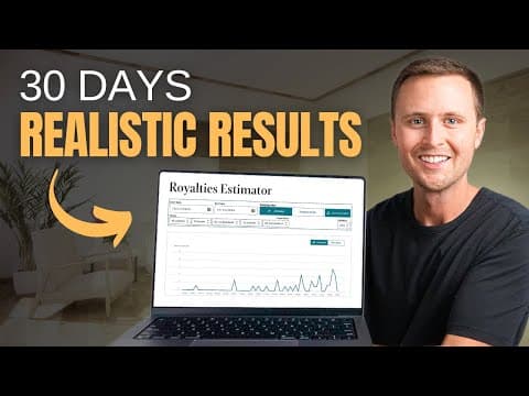 How I Made Money with Amazon KDP in 30 Days