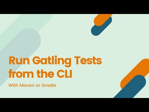 Running Gatling Tests from the CLI with Maven or Gradle