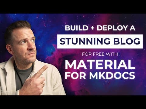 Build and Deploy a Stunning Blog for Free with Material for MkDocs