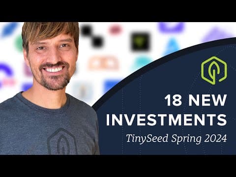 Introducing the Spring 2024 TinySeed Accelerator Batch