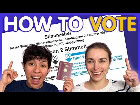 Voting in Germany: A Guide for New Citizens