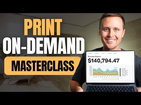 The Ultimate Guide to Print On-Demand: Masterclass