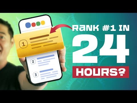 How I Ranked #1 on Google in 24 Hours Using Basic SEO Strategies